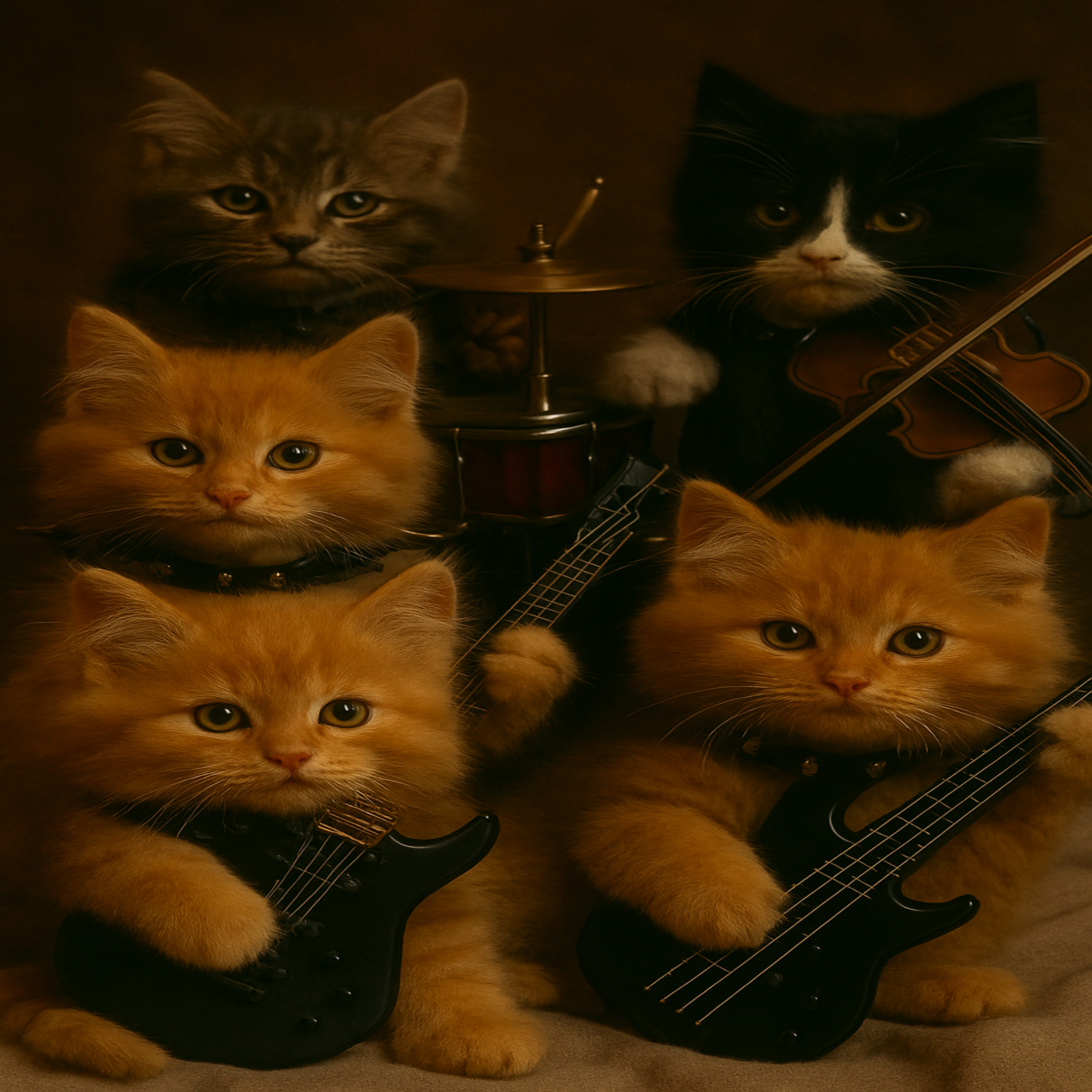 Fuzzy Kittens band photo.